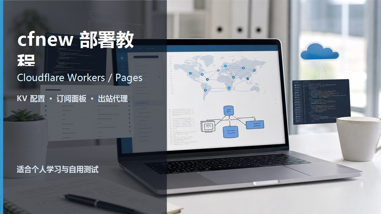 cfnew Cloudflare Workers 和 Pages 部署教程封面