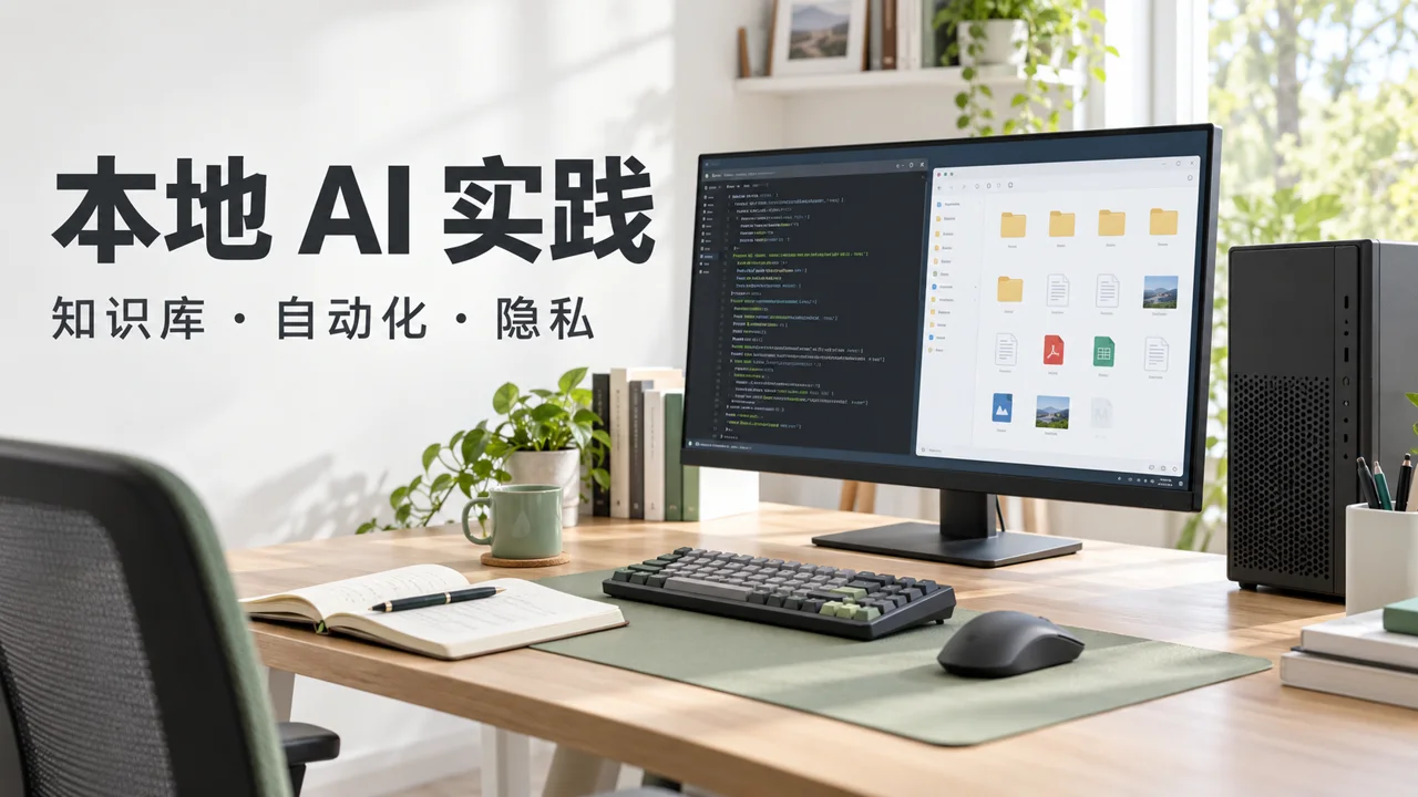 本地 AI系列主题示意图
